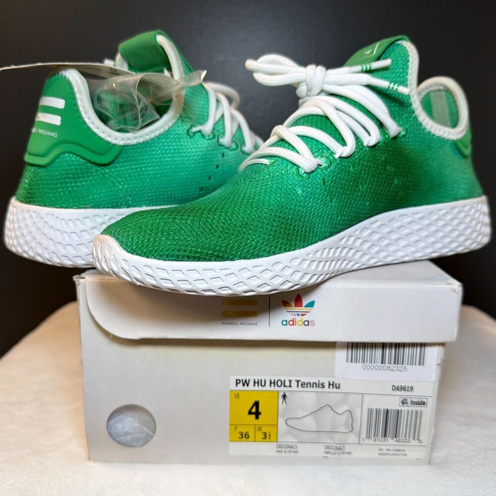 Pharrell x Adidas Tennis Hu Holi Green DA9619 | 4Y/5.5W